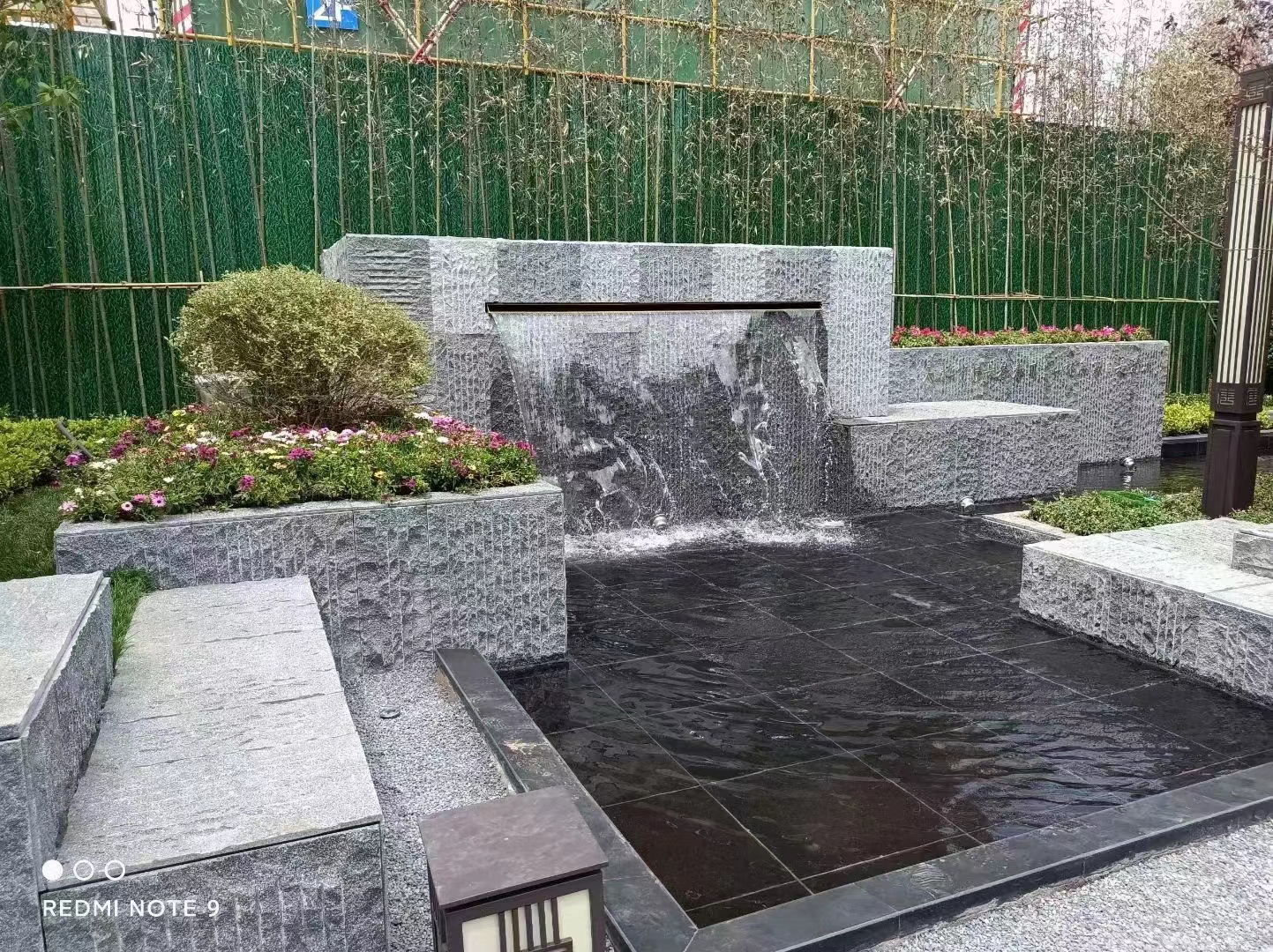 青石汀步石仿古小院石材鋪裝
