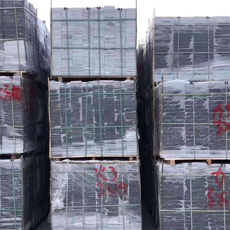 火燒板芝麻黑地面鋪貼技巧